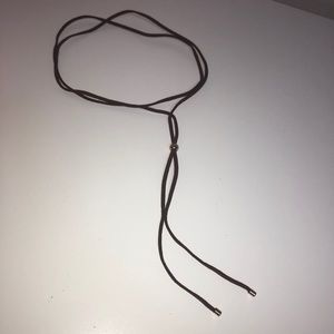 H&M Burgundy Choker Necklace